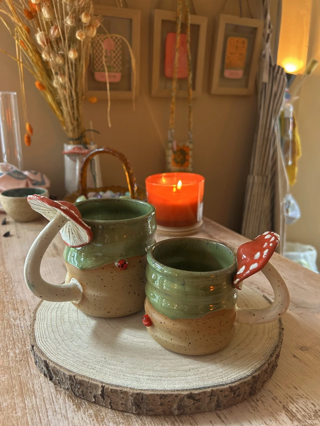 Wiggly Mushroom Mug 