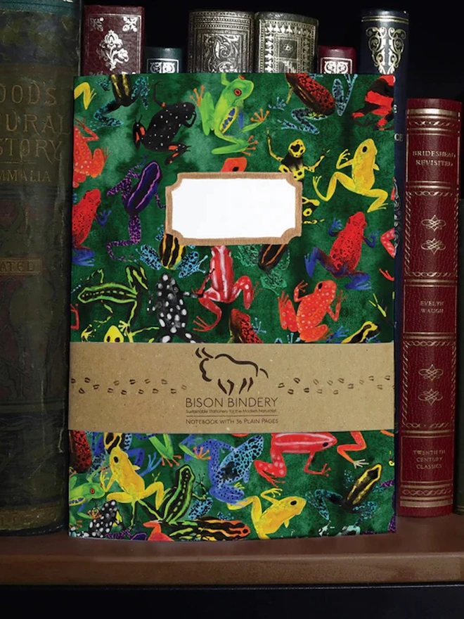 Dendrobatidae Dart Frog Print Notebook