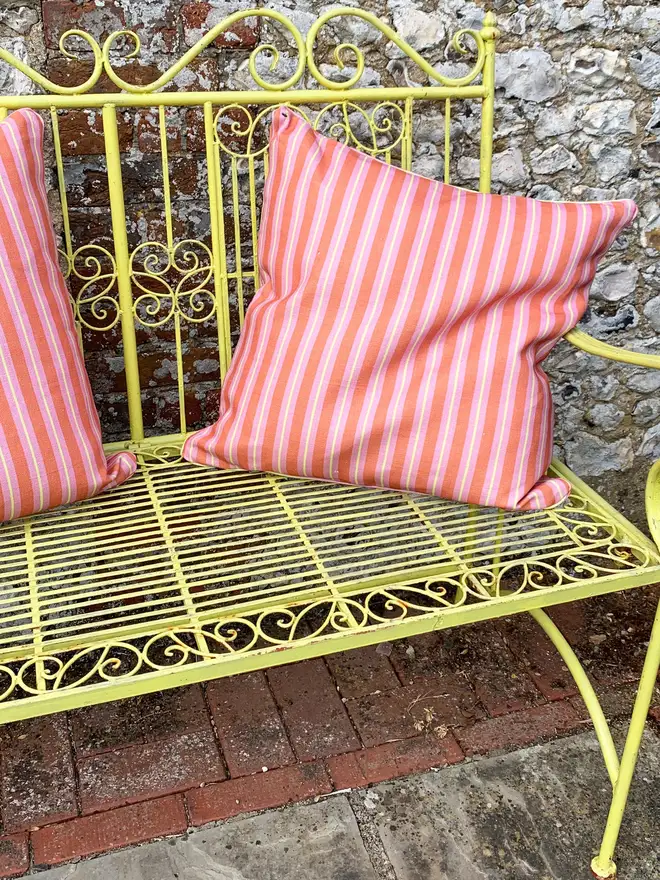 Stripe And Tart Cushions