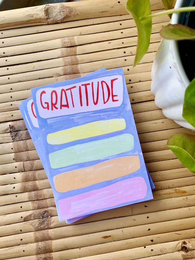 Keep on top of your gratitude lists easily and playfully.