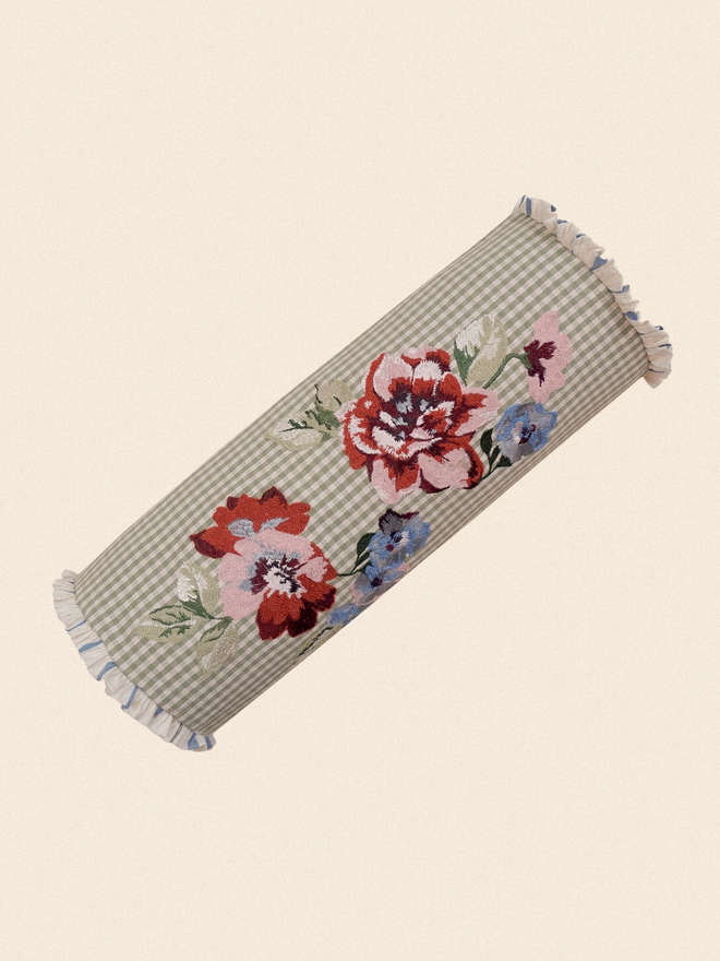 Full view of Rosa Bolster cushion