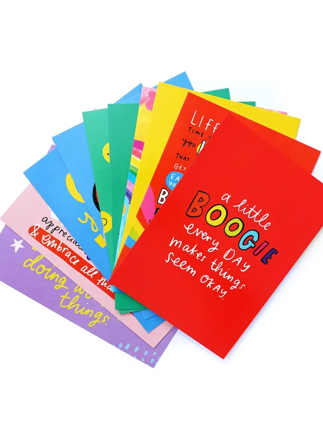 Rainbow Postcards