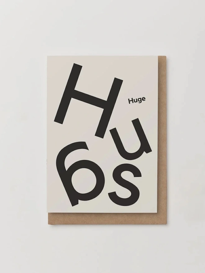 'Huge Hugs' Friendship Card