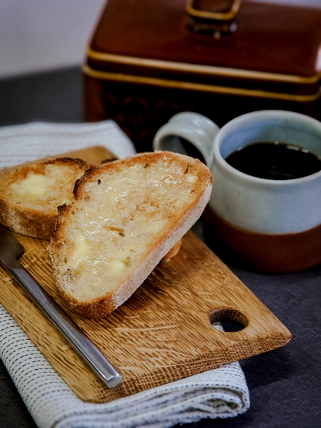 Handmade Oak Breakfast Board