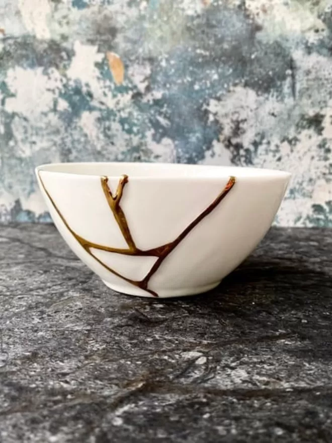 Kintsugi Bowl - White