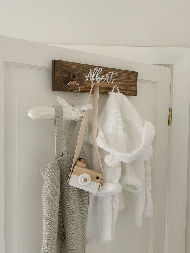 personalised peg rail