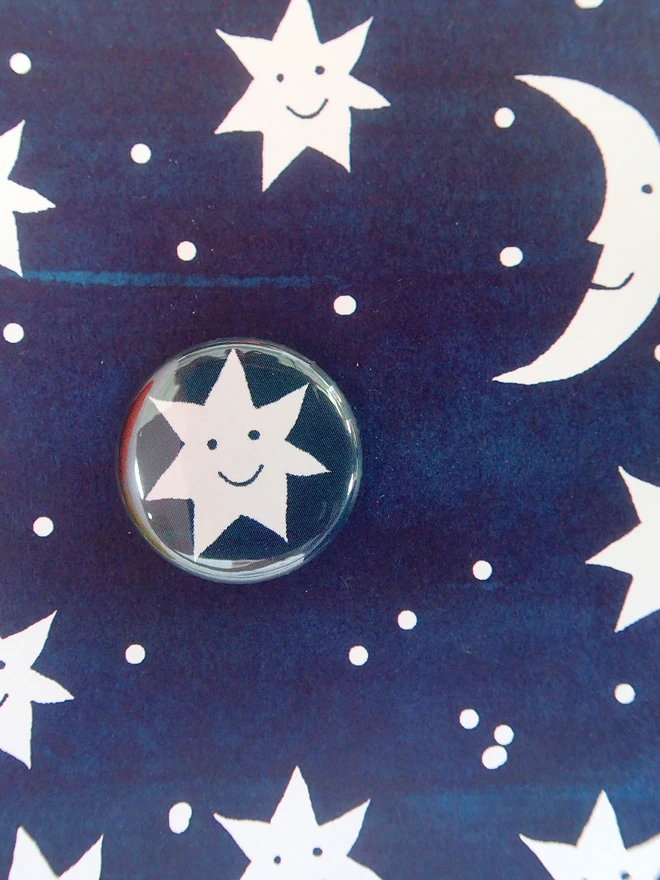pin badge detail