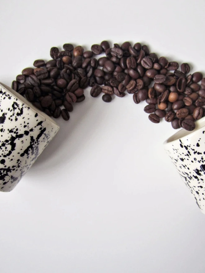 Mini Splatter Espresso Mugs 