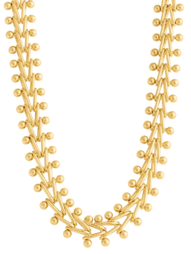 Loel Gold Deco Chain Necklace