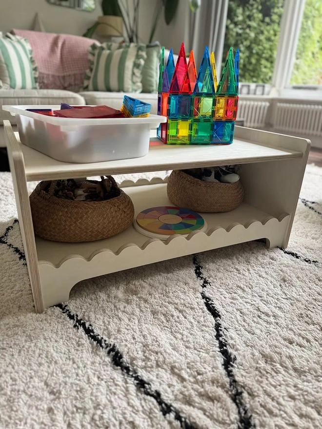 Montessori Children's Play Table - Large (Scallop) 
