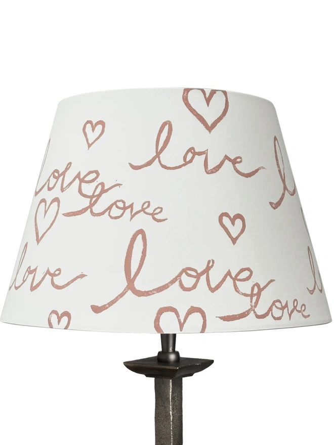 Bespoke 'Love' Lampshade