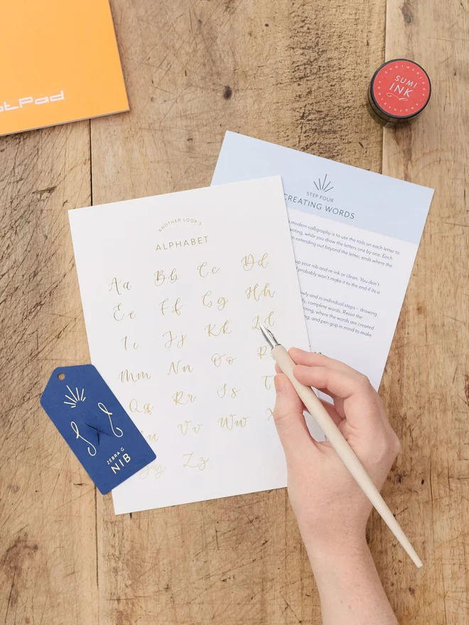 another-loop-beginners-calligraphy-kit-instructions