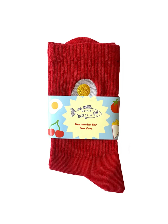 Food Themed Socks (Multiple Colours)