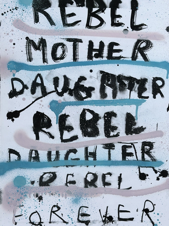 Rebel Mother Lilac A2 Print 
