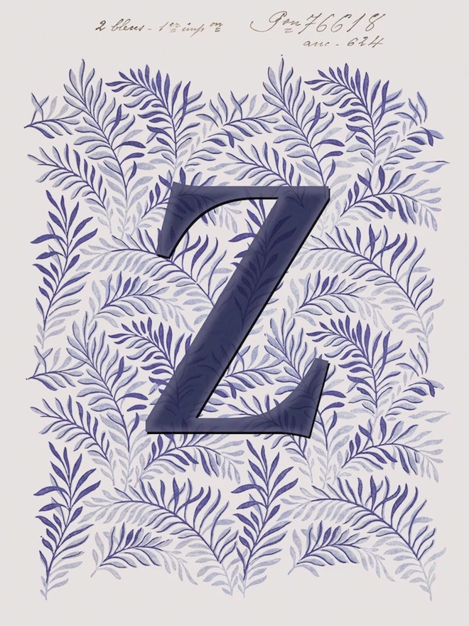 Personalised Peace Alphabet Vintage Archive Poster Prints