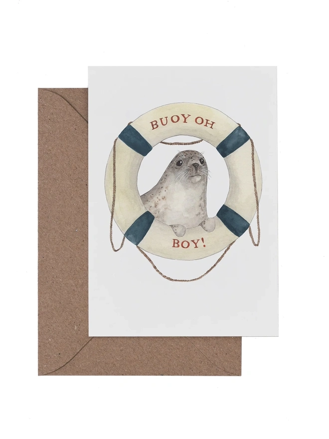 'Buoy Oh Boy!' Card