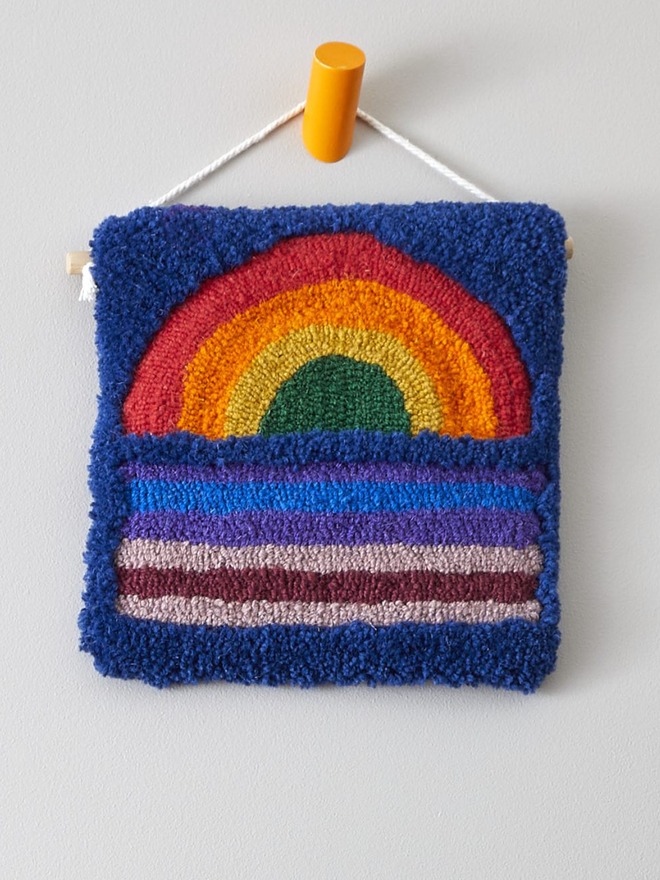 RETRO RAINBOW WALL HANGING