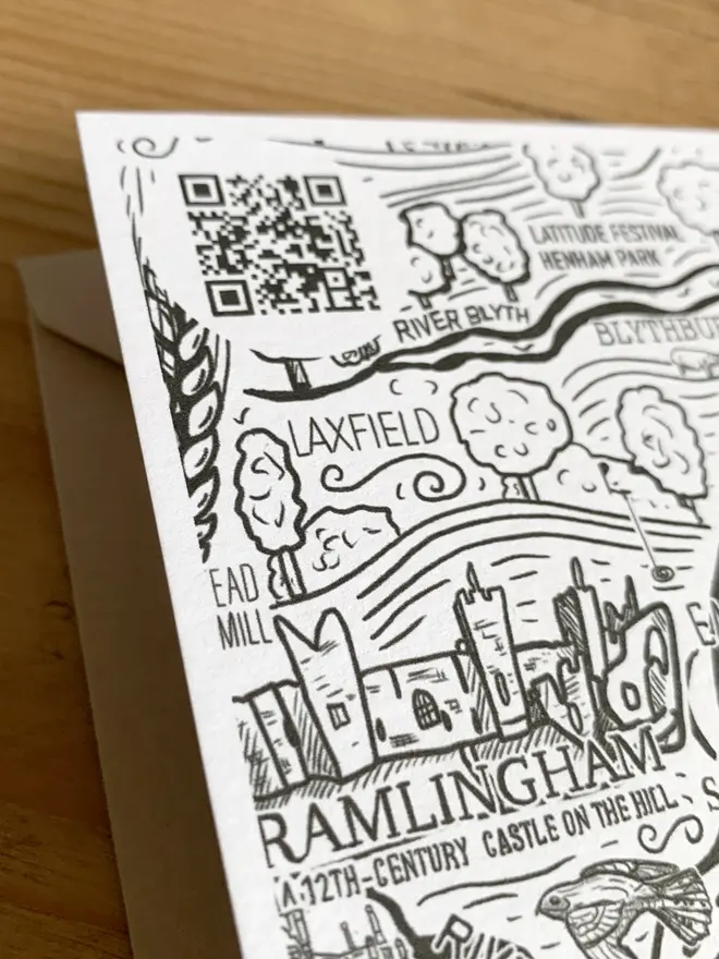 Suffolk greetings card