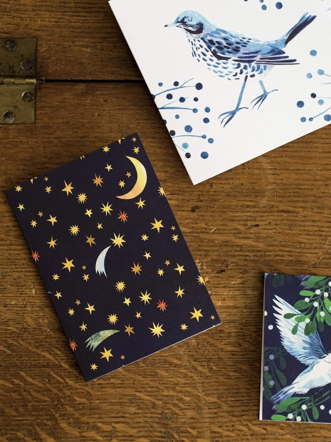 Personalised Starry Night Greetings Card