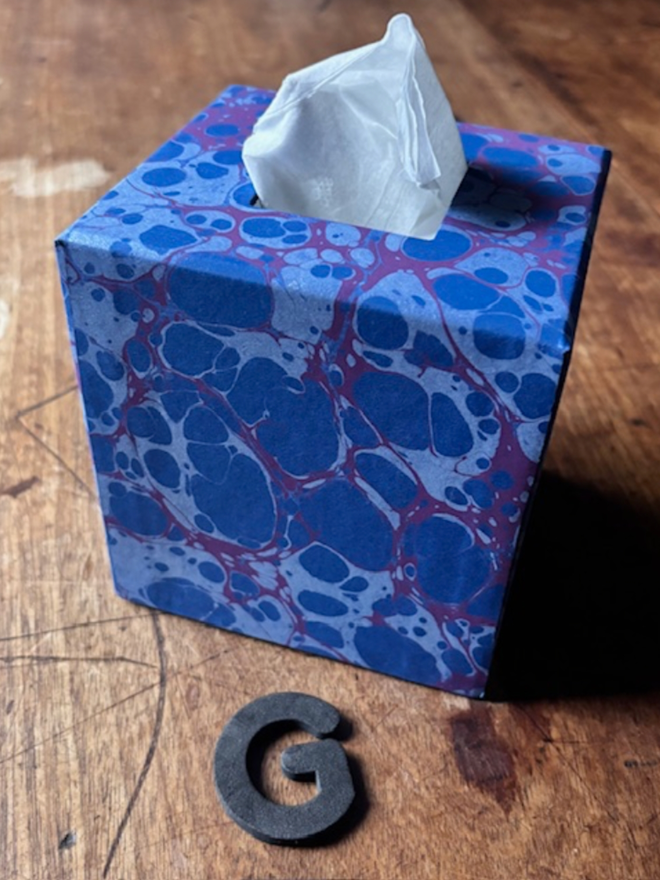 Tissue Box. A tissue box in G.