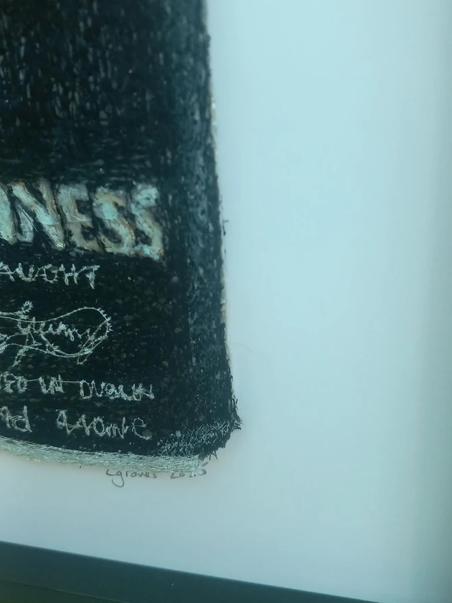 Guinness Irish Stout Draught Can Embroidery Wall Art