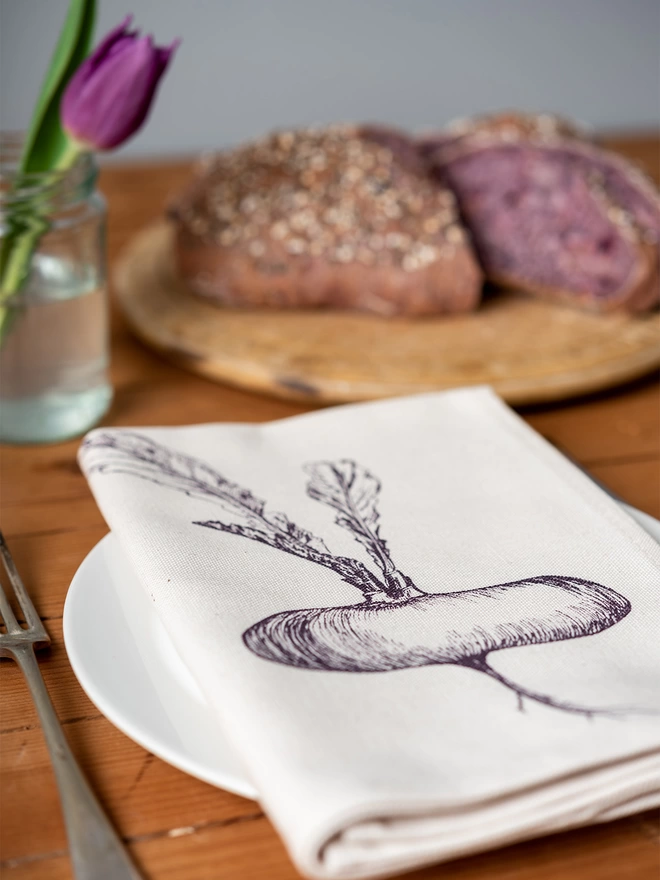 Purple Turnip Napkin