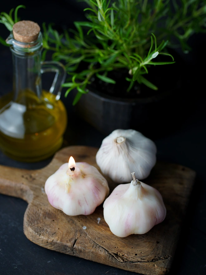 Garlic Candle