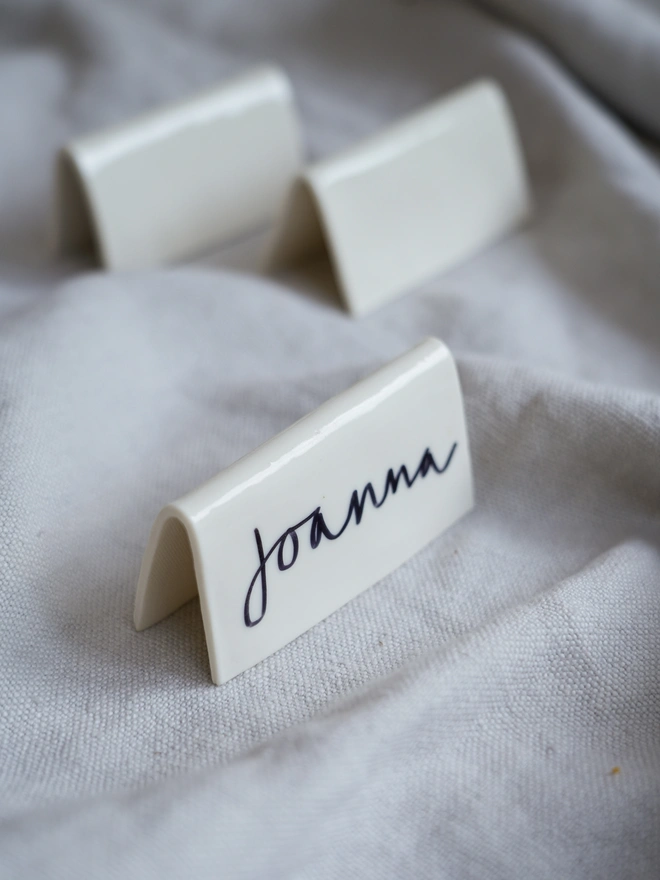 ceramic place cards