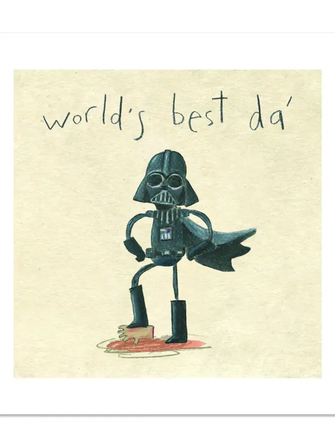 best dad star wars darth vader print