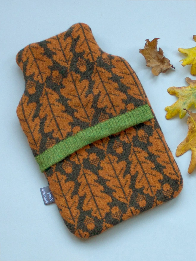 Oak Leaf Hot Water Bottle