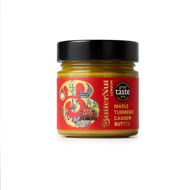 Maple Turmeric Cashew Butter | ButterNut of London