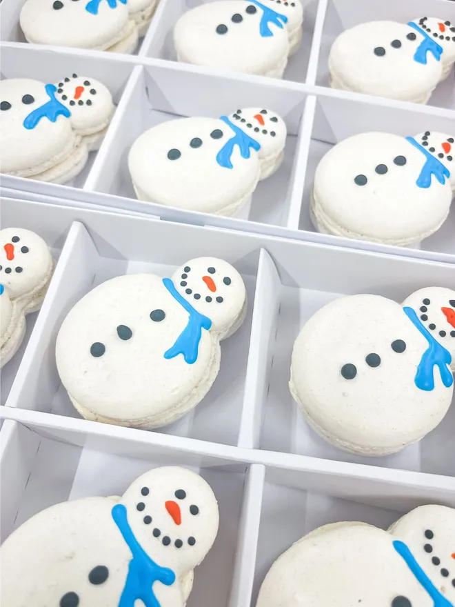 Snowmen Macarons