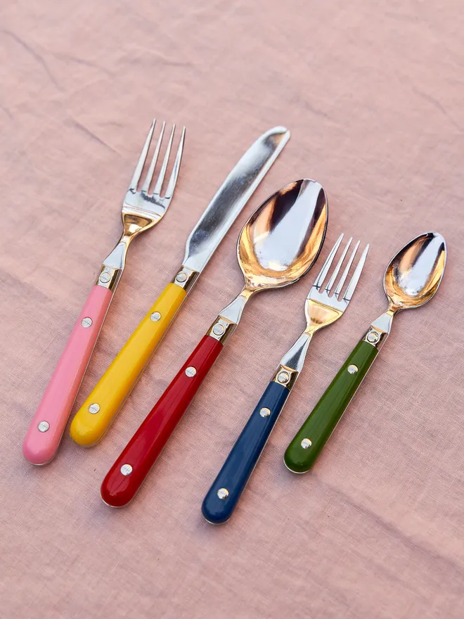 Bright vintage inspired cutlery