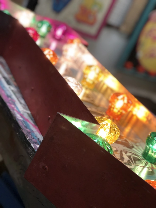  Mad House Light Up Sign  with coloured lights 