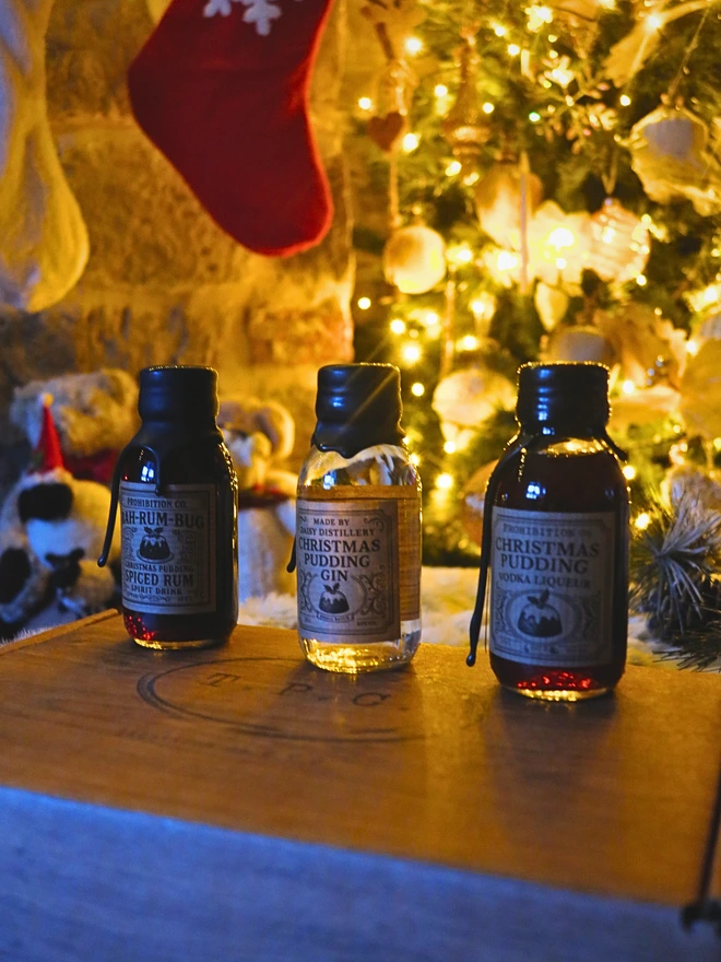 Christmas Pudding Liqueurs