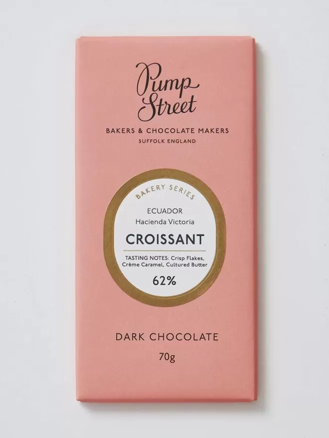 Croissant flavoured Pump street chocolate