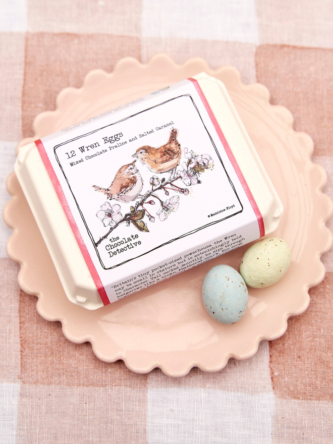 Wren chocolate eggs
