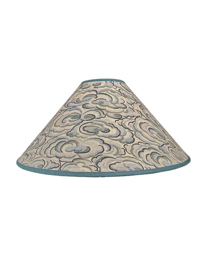 Kumo Clouds Tapered Cone Lampshade (Medium)