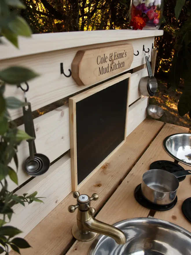 Personalised Wooden Outdoors Kids Kitchen 