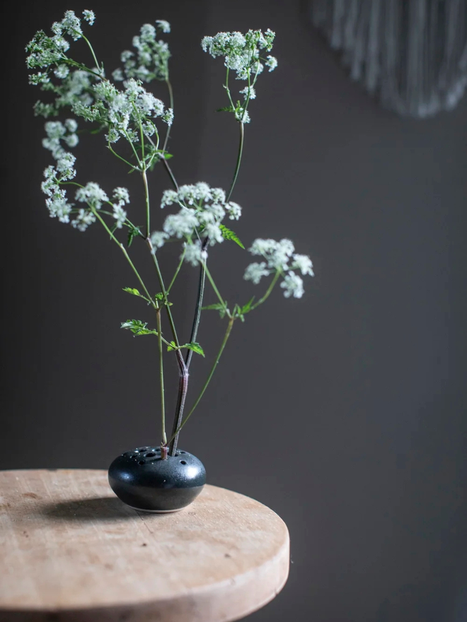 porcelain flower frog