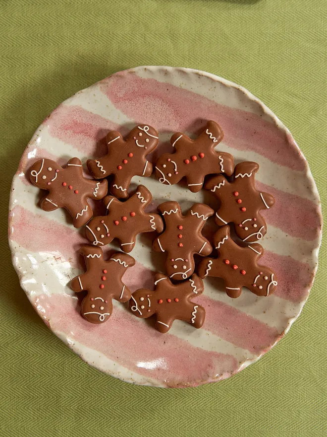 Gingerbread men biscuits