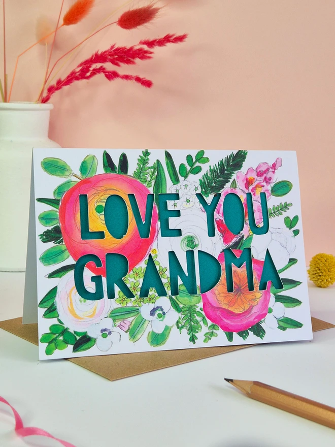 Love you Grandma Card 