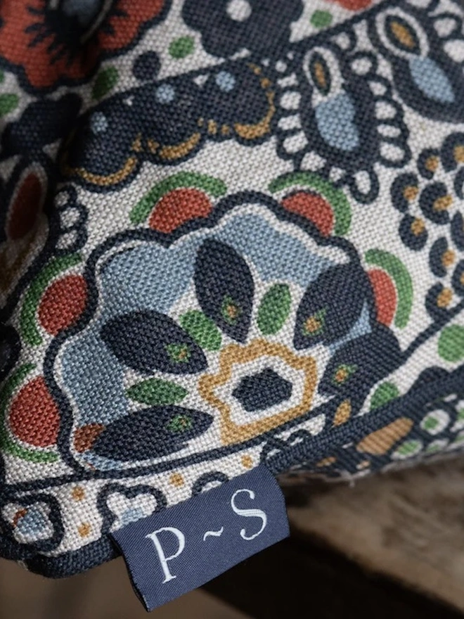 Kyoto Woodblock Cushion