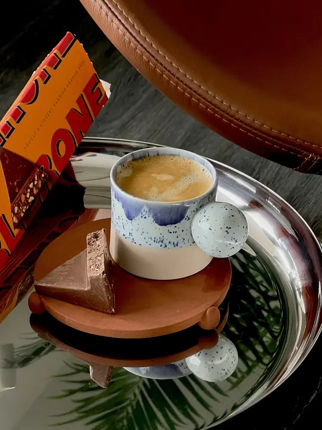 Blue Espresso Cup