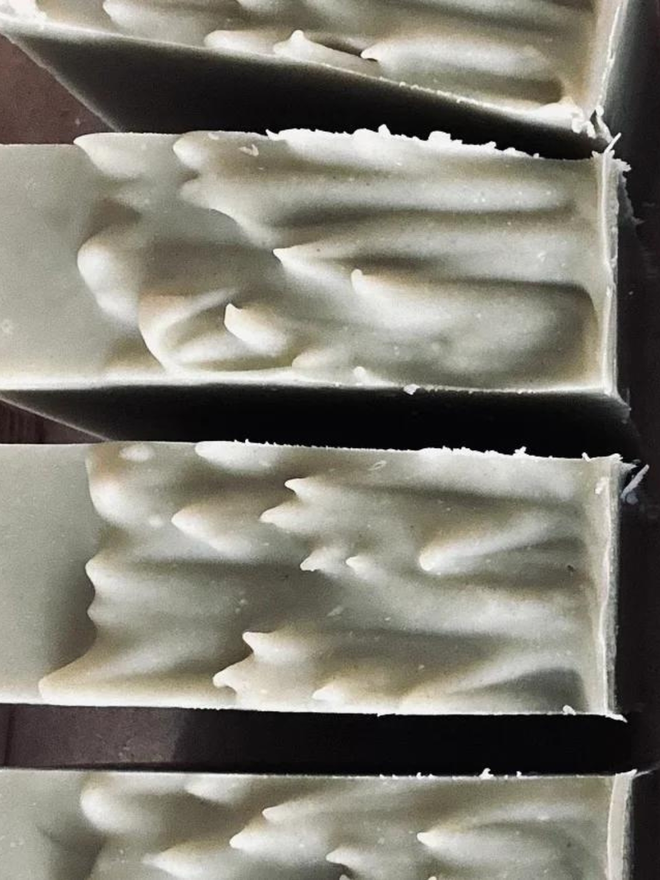 handmade vegan aloe vera and cucumber soap bars