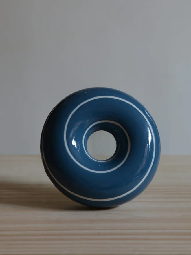 Avocado Planter Blue & White Handmade porcelain avocado planter with carved blue pattern, designed to hold an avocado seed for sprouting