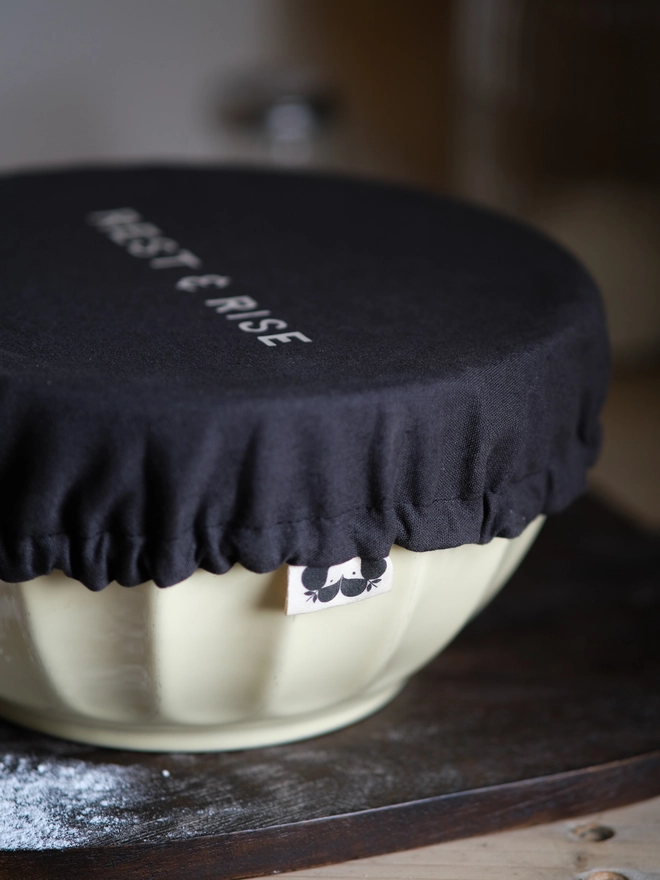 reusable fabric proving bowl cover for bread making