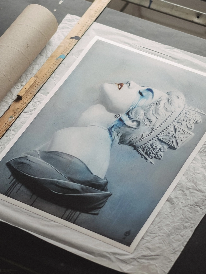 'Queen of Pop' Madonna Art Print 