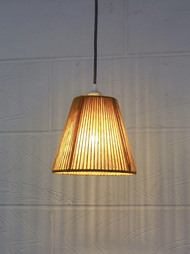 Small Cone Lampshade Gold