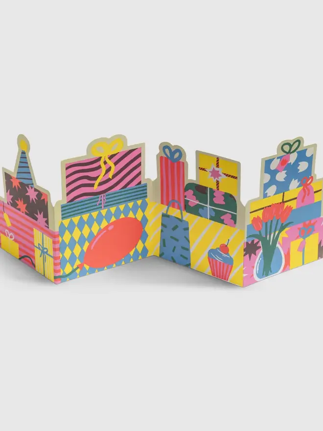 Presents Concertina Card